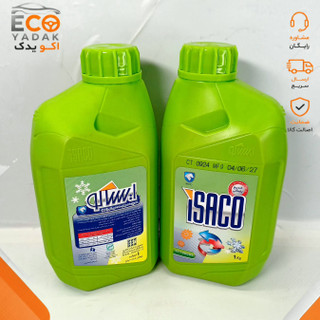 ضدیخ ضدجوش غلیظ پایه آلی ایساکو 0.89 لیتری کد 0770800901